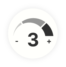 Lâmpada LED GU10 dimerizável em 3 níveis, 5W, 2700K