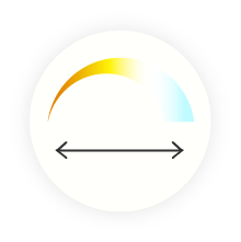 Ventilador de teto preto moderno, Damyan, 30W, LED branco ajustável de quente a frio, com controle remoto.