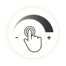 Candeeiro de mesa quarto infantil de plástico branco, Dodo, 3W, LED 3000K, com dimmer tátil