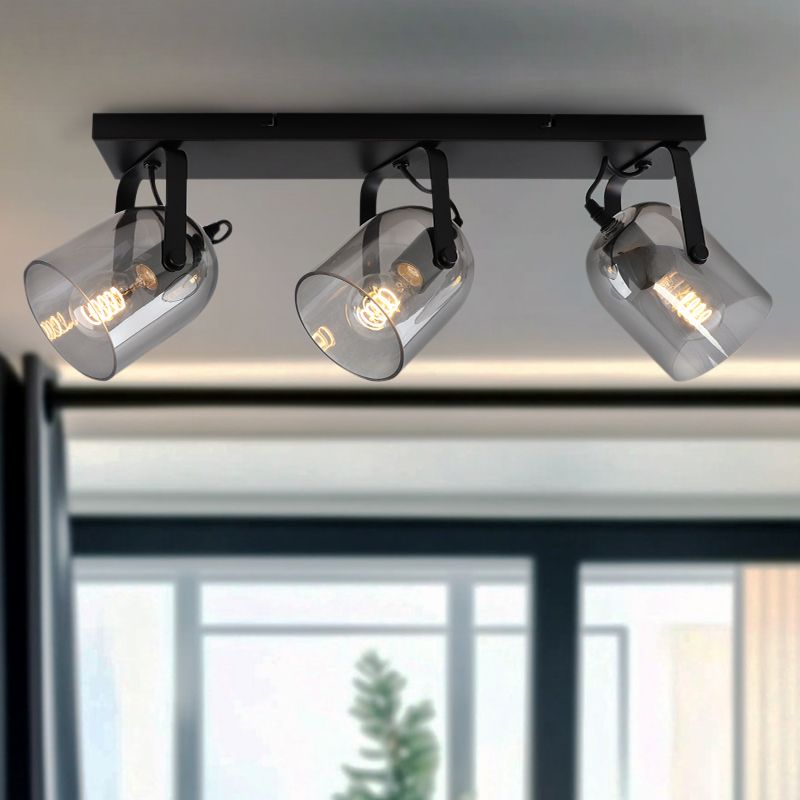 Foco de teto cinzento design, Clyde