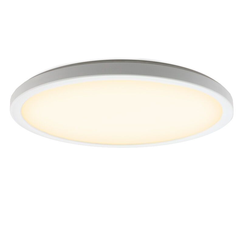 Plafon branco de plástico, Shona, 22W, LED 3000K, regulável em 3 níveis