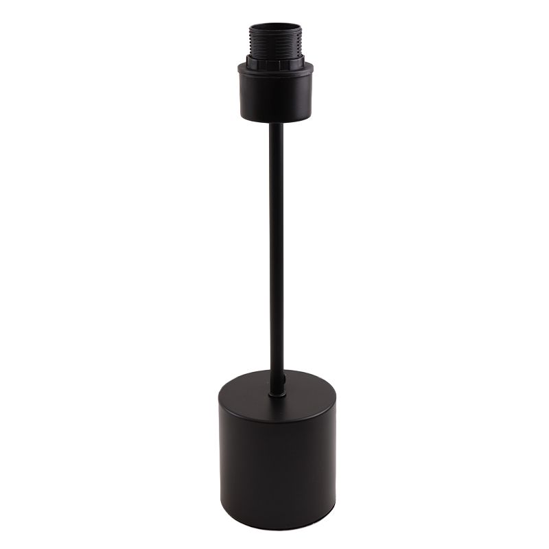 Candeeiro de mesa sem abajur preto de alumínio, Rika, com interruptor Candeeiro de mesa sem abajur preto de alumínio, Rika, com interruptor