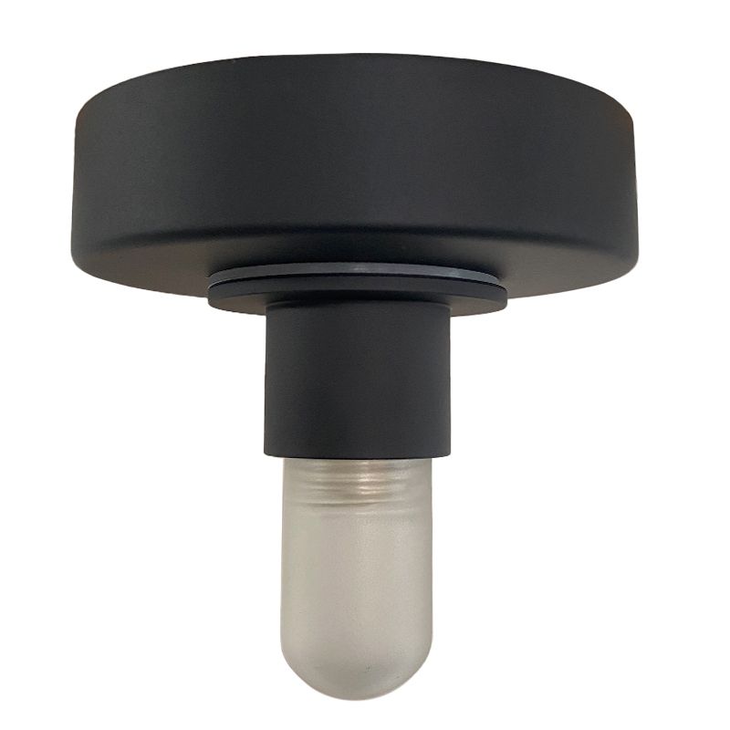 Candeeiro de teto preto de plástico, Aafje, IP44 Candeeiro de teto preto de plástico, Aafje, IP44