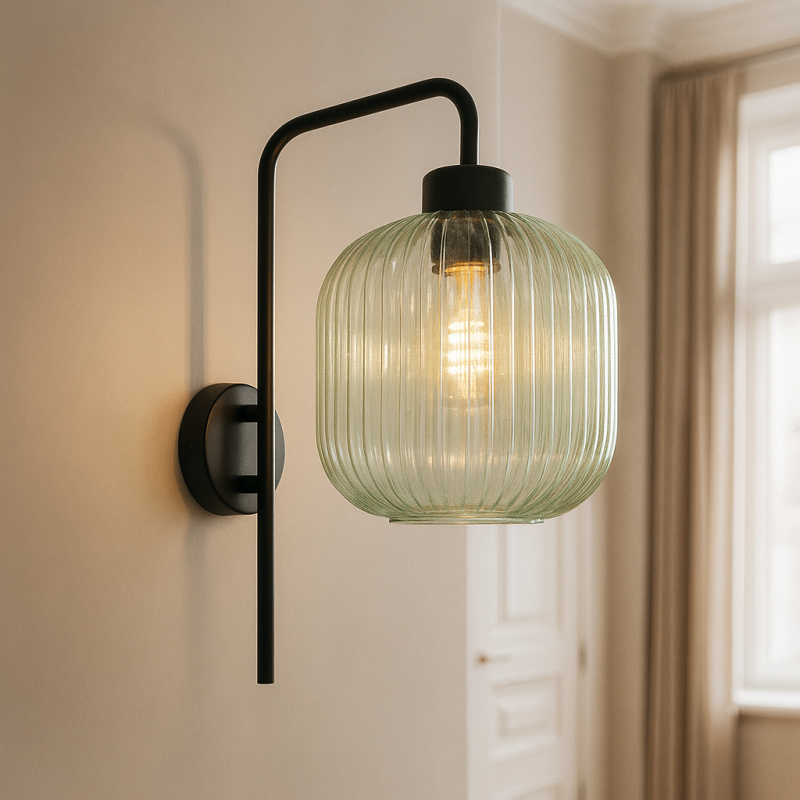 Aplique de parede verde design, Charlois Aplique de parede verde design, Charlois