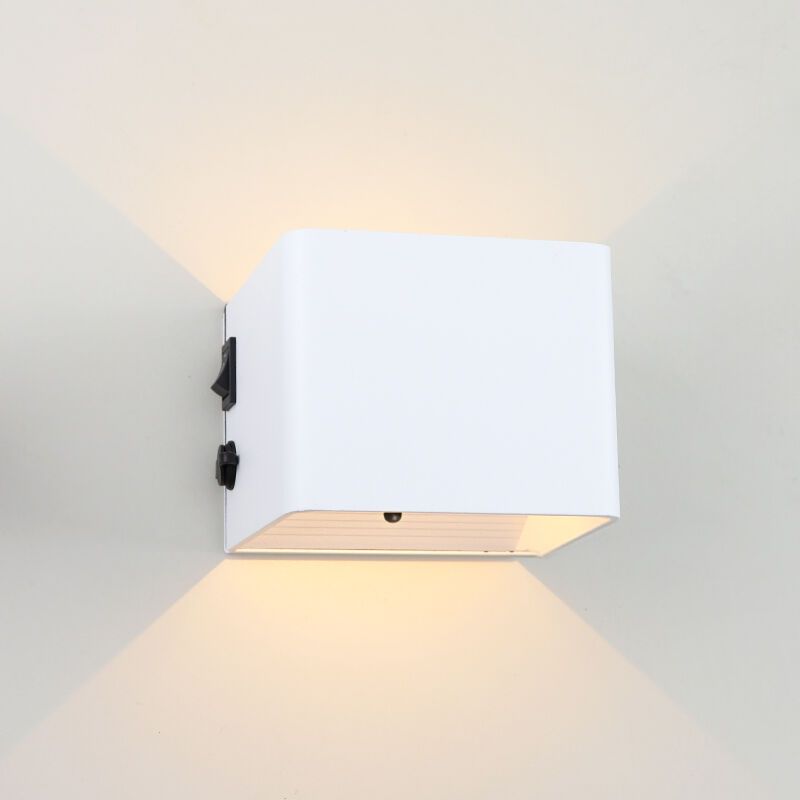 Candeeiro up down branco moderno, Dion, 1W, LED 2700K