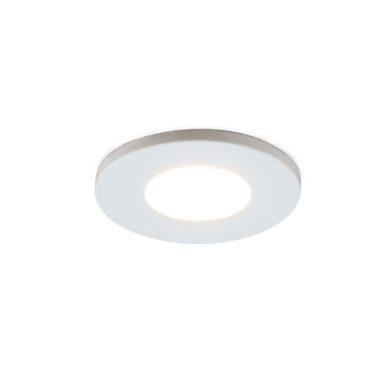 Foco de encastrar de veranda branco moderno, Dico, 3W, LED 2700K, IP65