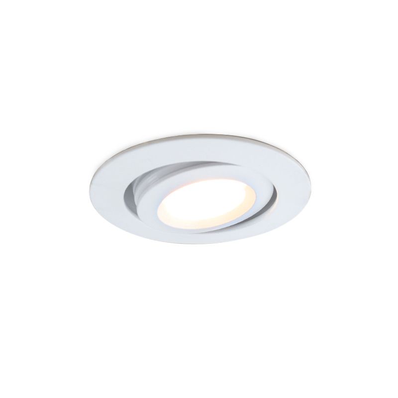 Foco de encastrar de veranda branco moderno, Rona, 3W, LED 2700K, IP44