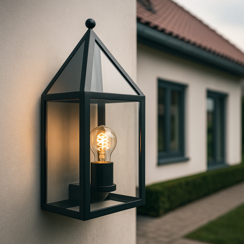 Candeeiro para exterior preto clássico, Janco, IP23 Candeeiro para exterior preto clássico, Janco, IP23