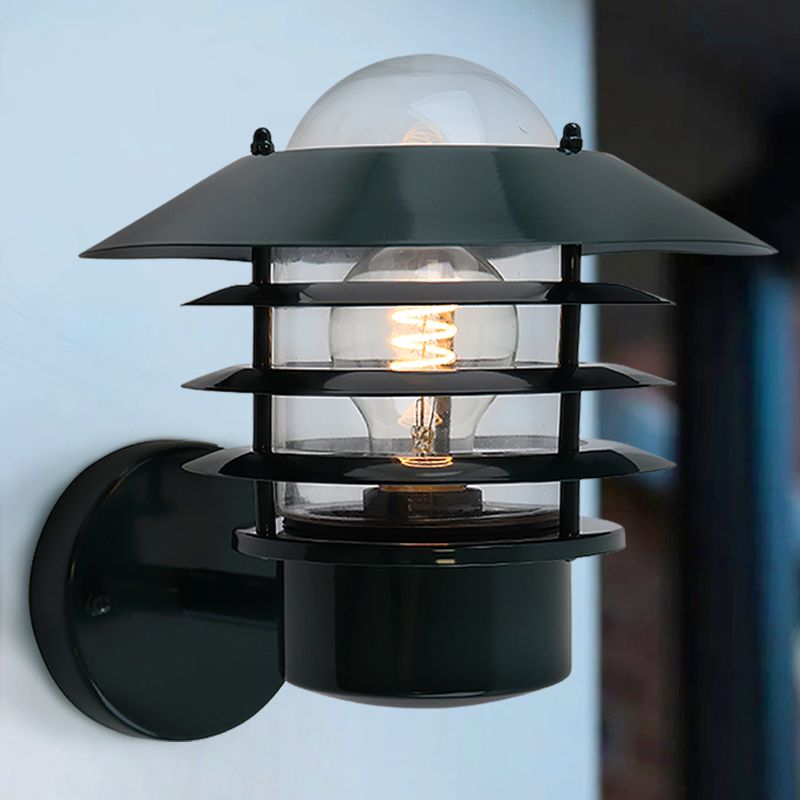 Candeeiro para exterior verde de aço inoxidável, Felice, IP44