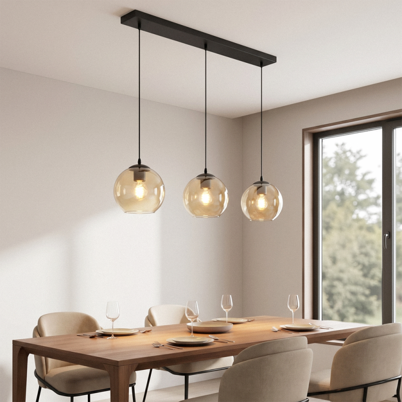 Candeeiro suspenso âmbar design, Giada