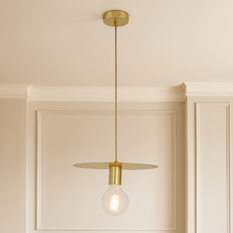 Candeeiro suspenso latão design, Sienna