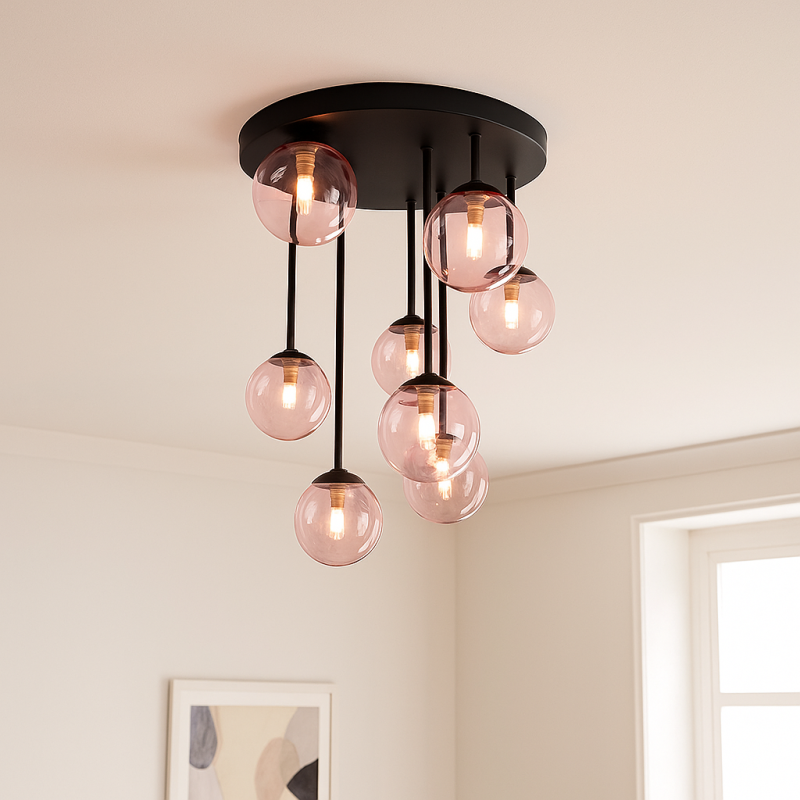 Candeeiro de teto rosa design, Stacy Candeeiro de teto rosa design, Stacy