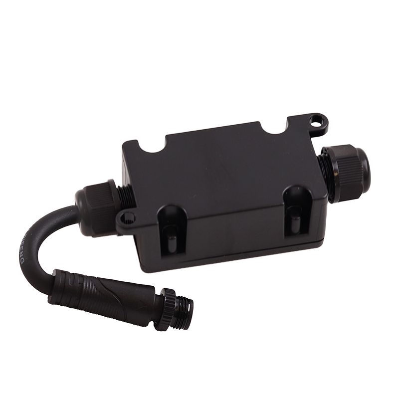 Cabo Olucia Connect macho de 15 cm com caixa de conexão, IP68 Cabo Olucia Connect macho de 15 cm com caixa de conexão, IP68