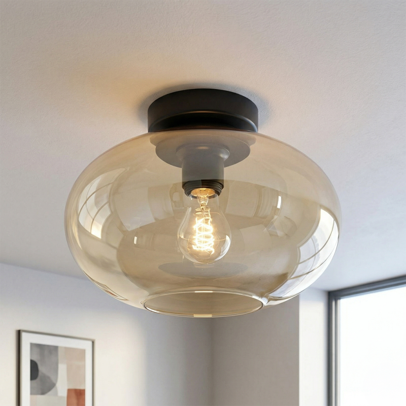 Candeeiro de teto âmbar design, Luca