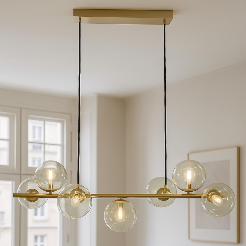 Candeeiro suspenso verde design, Remo