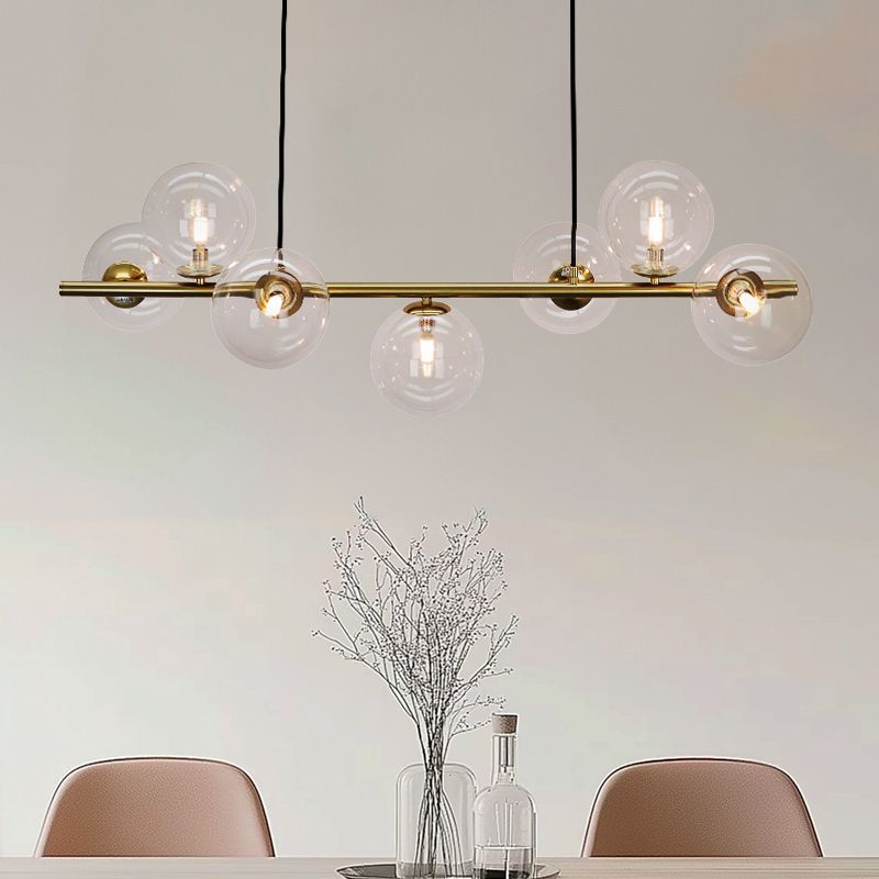 Candeeiro suspenso latão design, Remo
