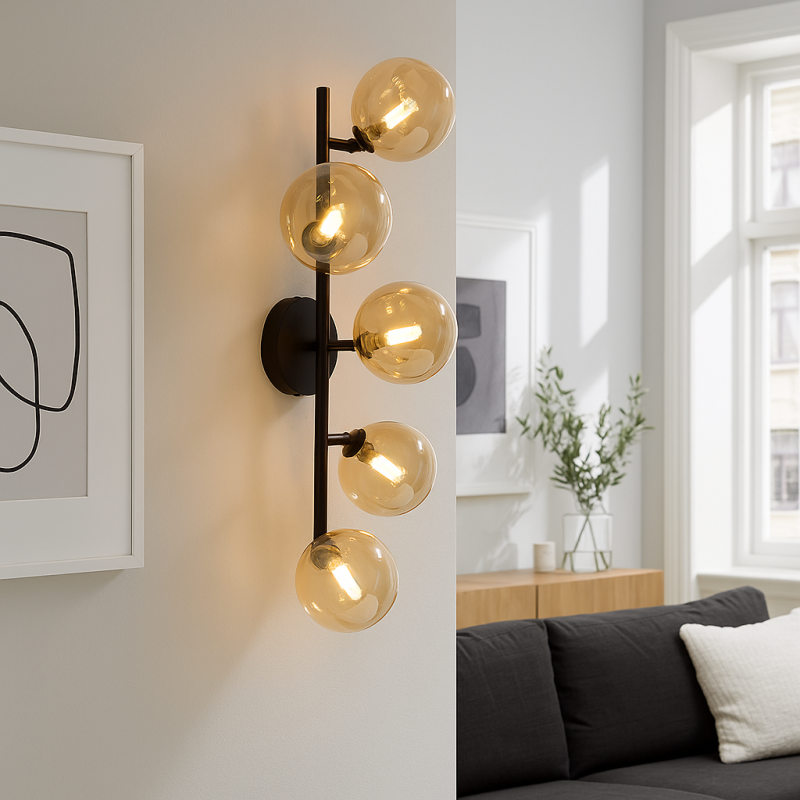Aplique de parede âmbar design, Remo