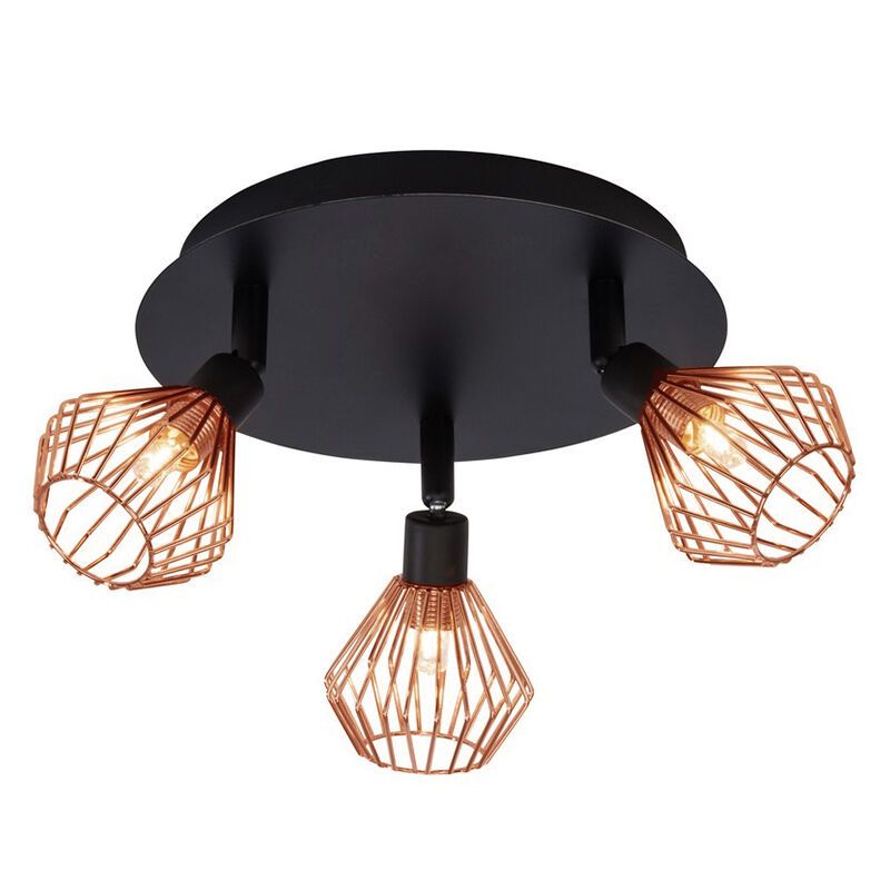 Candeeiro de teto cobre industrial, Keyshaira