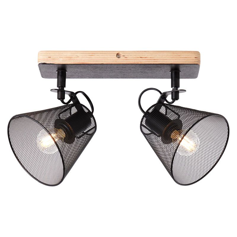Foco de teto preto industrial, Havin