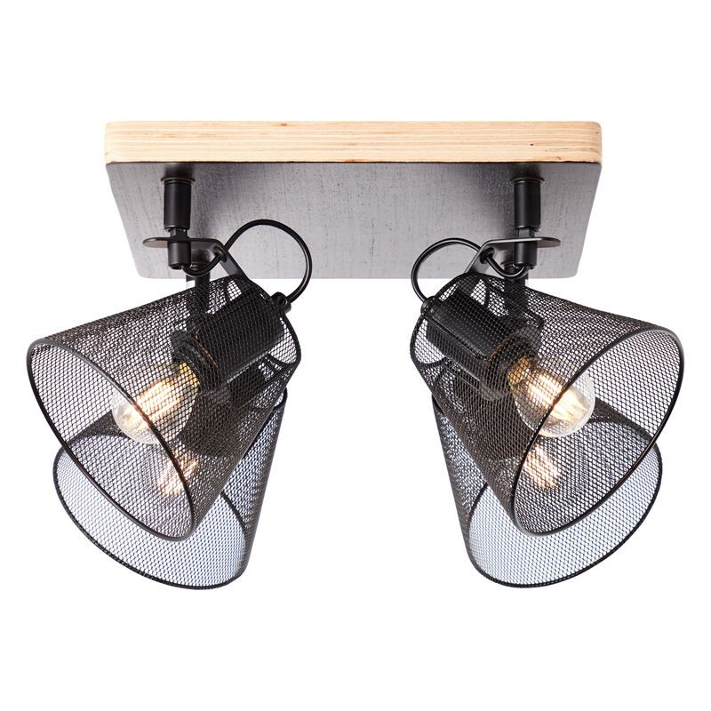 Foco de teto preto industrial, Havin