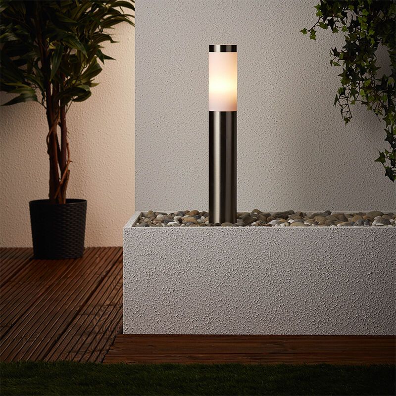 Candeeiro para exterior cromo de plástico, Tom, IP44
