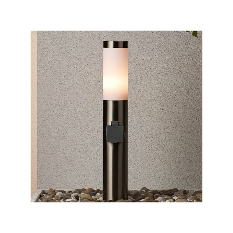 Candeeiro para exterior níquel de plástico, Tom, IP44