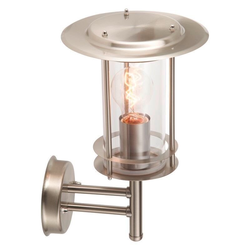 Candeeiro para exterior cromo de metal, Shamayra, IP44