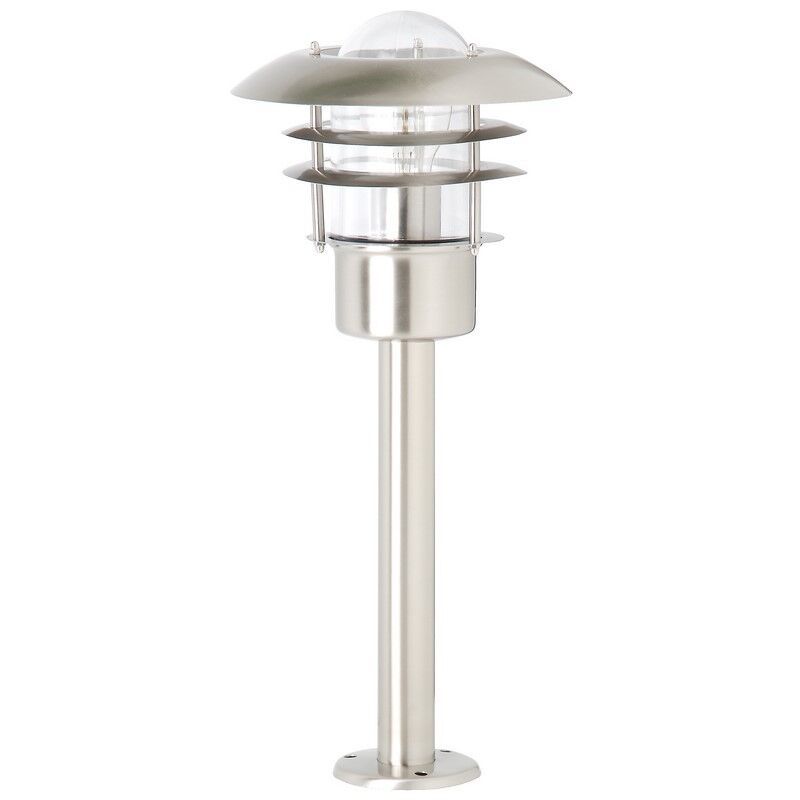 Candeeiro para exterior cromo de metal, Ajlina, IP44