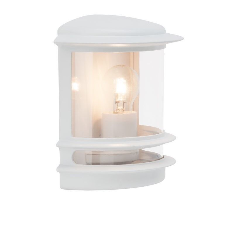 Candeeiro para exterior branco rústico, Yvon, IP44