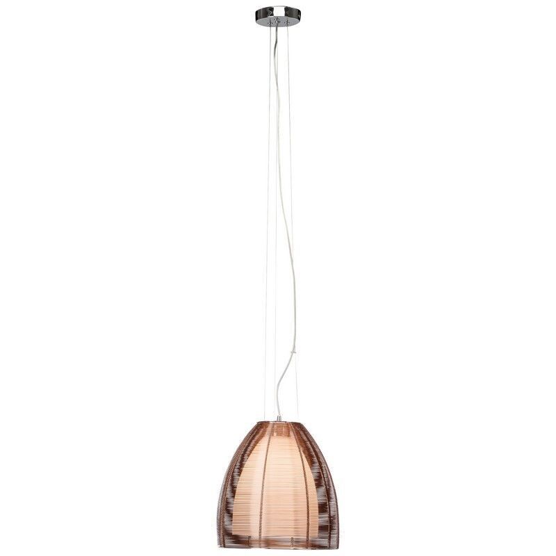Candeeiro suspenso bronze moderno, Amela