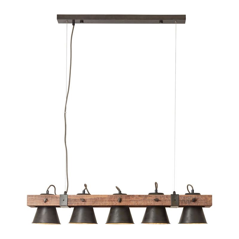 Candeeiro suspenso preto industrial, Audrey Candeeiro suspenso preto industrial, Audrey
