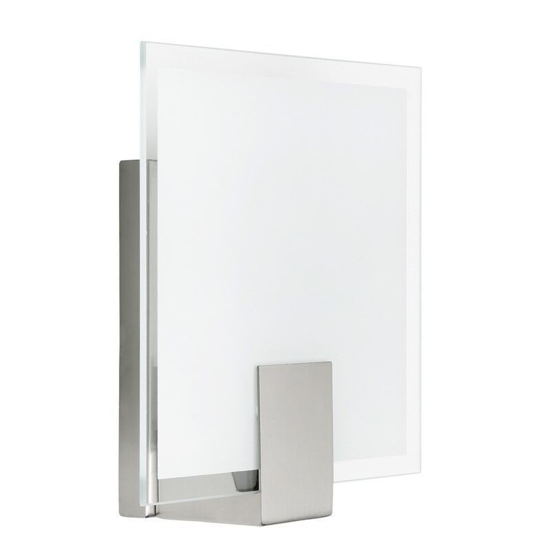 Aplique de parede cromo de vidro, Bridget