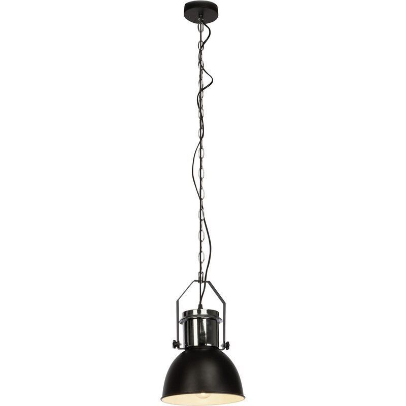 Candeeiro suspenso preto industrial, Jezze Candeeiro suspenso preto industrial, Jezze
