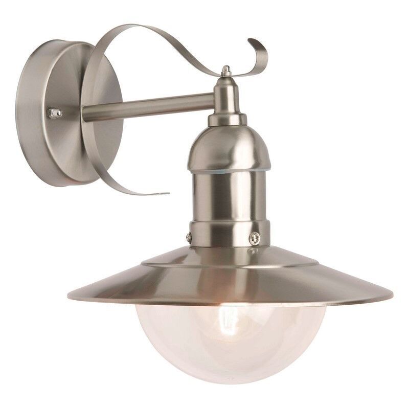 Candeeiro para exterior cromo rústico, Viktória, IP44