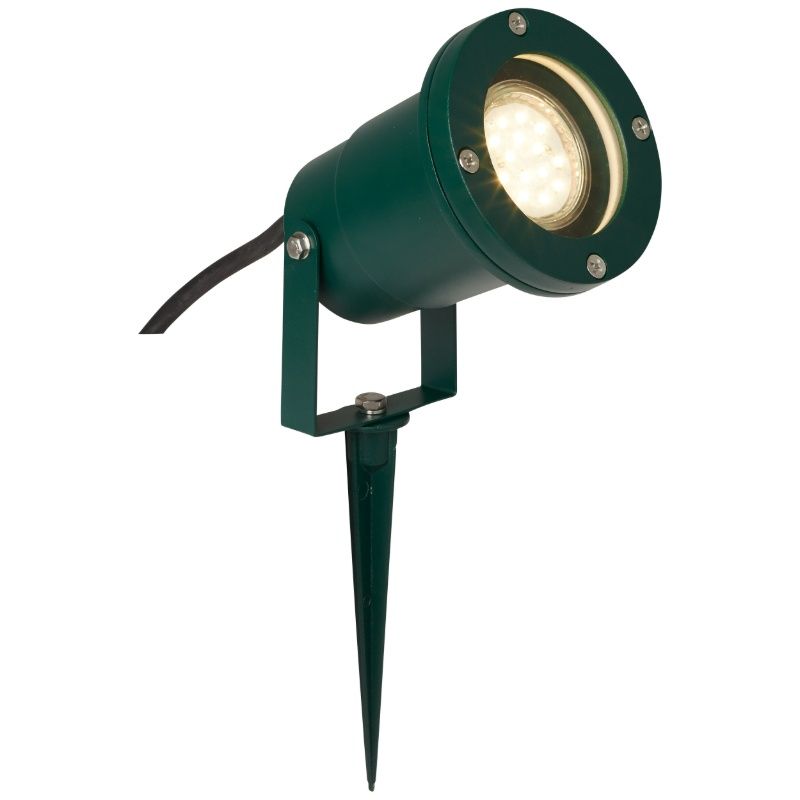 Foco com estaca verde moderno, Rowi, IP44