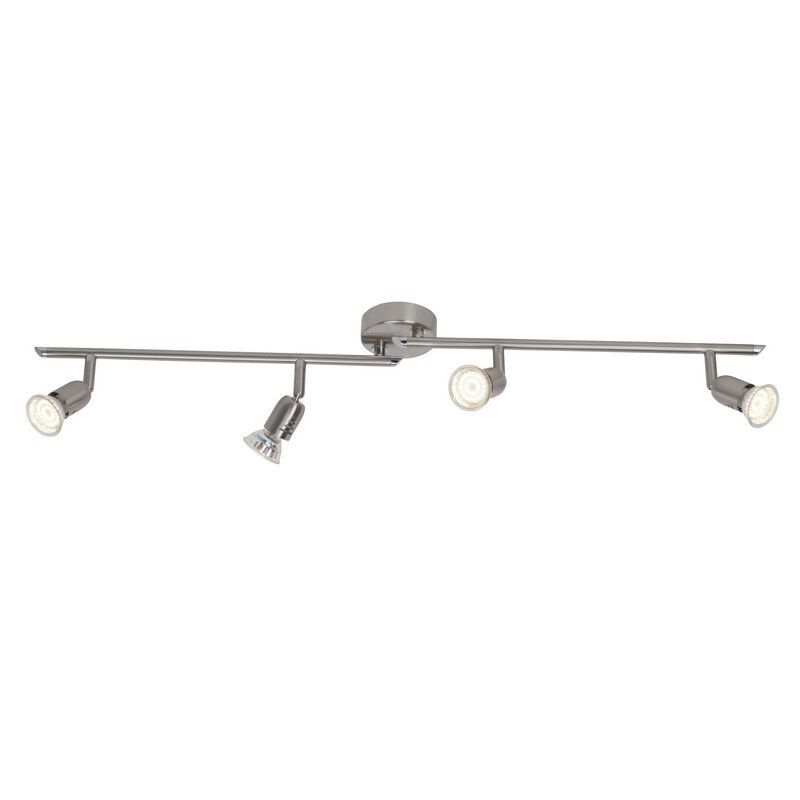 Foco de teto cromo de metal, Hayo, 50W, LED 3000K