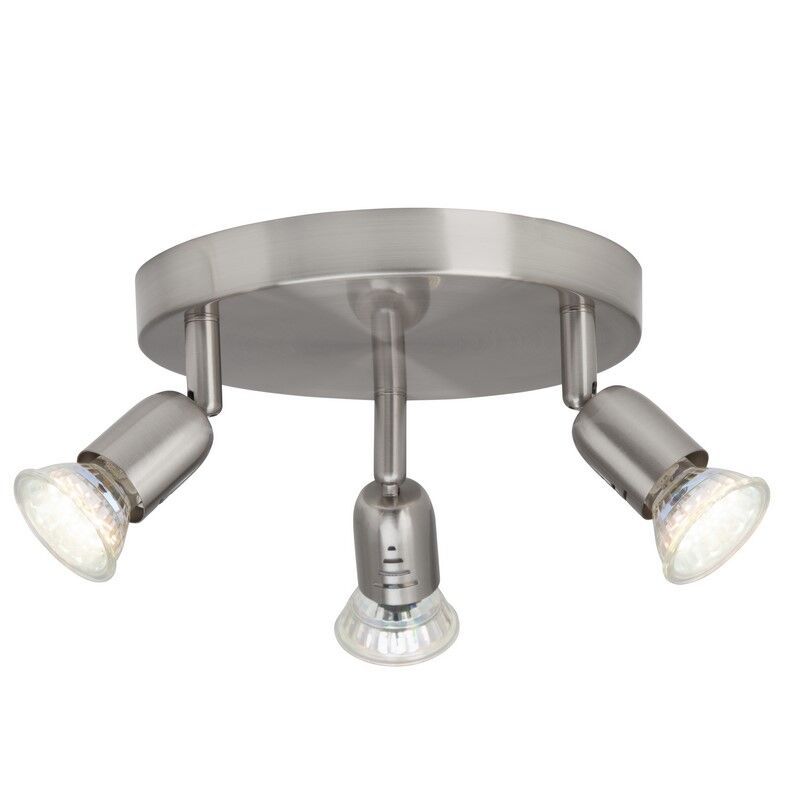 Foco de teto cromo de metal, Hayo, 50W, LED 3000K