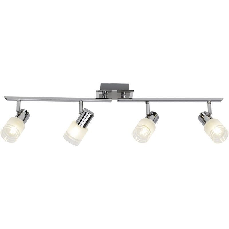 Foco de teto cromo de metal, Blake, 28W, LED 2700K