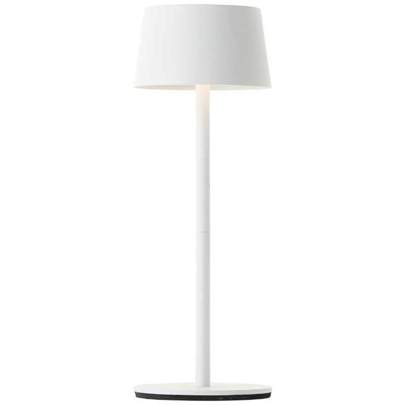 Candeeiro de mesa exterior branco moderno, Petter, 2W, LED 3000K, IP44, regulável em 3 níveis