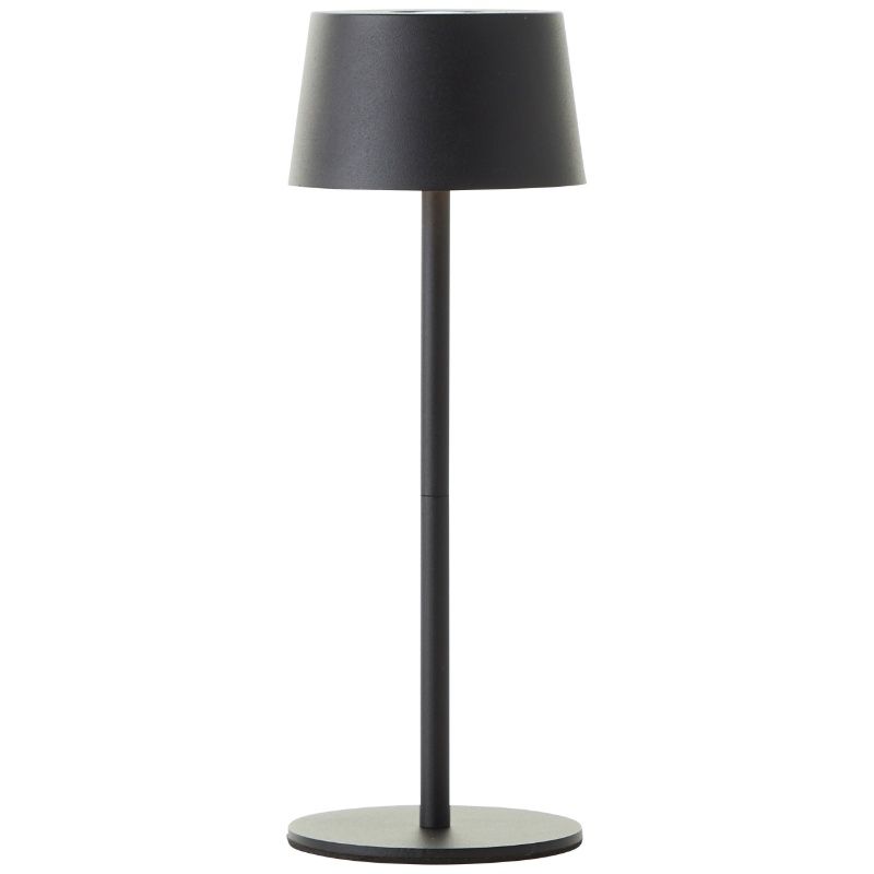 Candeeiro de mesa exterior preto moderno, Petter, 2W, LED 3000K, IP44, regulável em 3 níveis Candeeiro de mesa exterior preto moderno, Petter, 2W, LED 3000K, IP44, regulável em 3 níveis