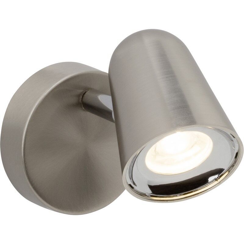 Foco de parede cromo de metal, Joyanna, 4W, LED 3000K