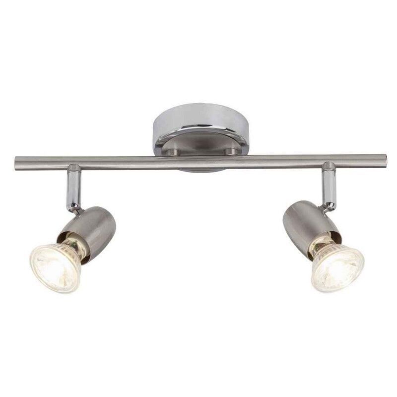 Foco de teto cromo de metal, Wietse, 7W, LED 3000K Foco de teto cromo de metal, Wietse, 7W, LED 3000K