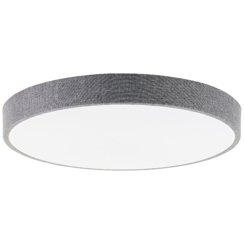 Plafon cinzento rústico, Soeraya, 36W, LED ajustável de branco quente a branco frio, com comando à distância