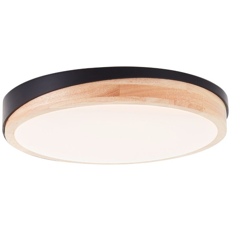 Candeeiro de teto preto moderno, Marloes, 24W, LED 3000K, regulável em 3 níveis