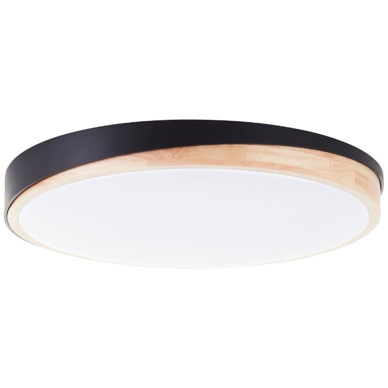Candeeiro de teto preto moderno, Marloes, 36W, LED white switch, com comando à distância