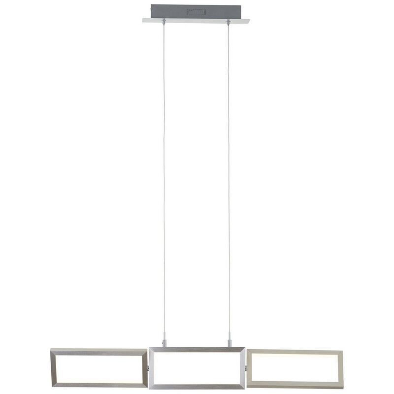 Candeeiro suspenso prateado moderno, Sara, 30W, LED 3000K