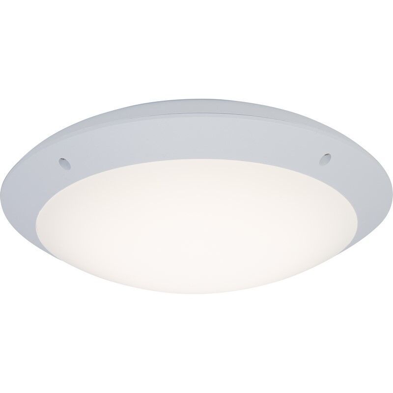 Candeeiro para exterior branco de plástico, Jeara, 12W, LED 4000K, IP66