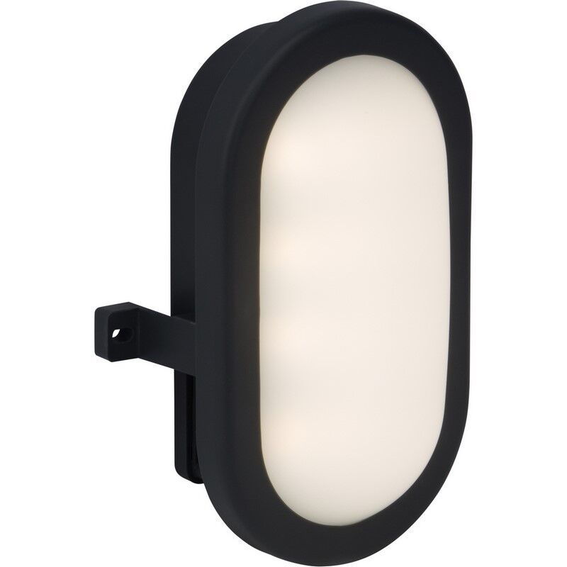 Candeeiro para exterior antracite de plástico, Jeja, 6W, LED 4000K, IP65