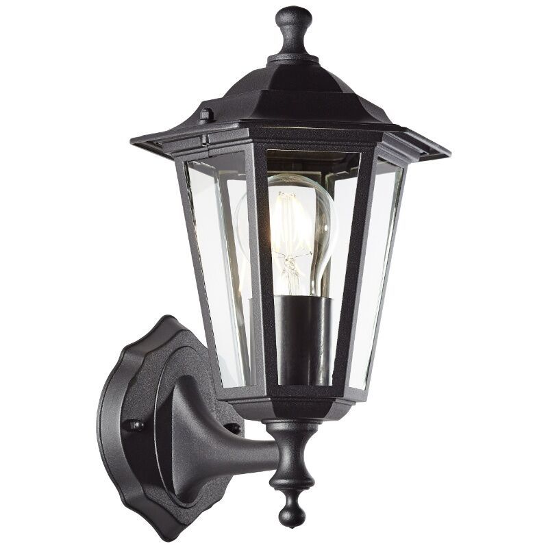 Candeeiro para exterior preto clássico, Radha, IP44