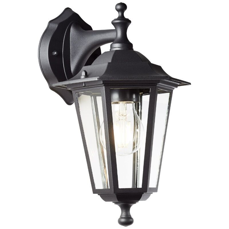 Candeeiro para exterior preto clássico, Radha, IP44